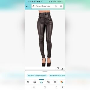 Trendy Jeans for women. Sz M, black